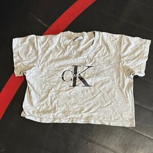 Calvin Klein Kids Light Gray Tee
